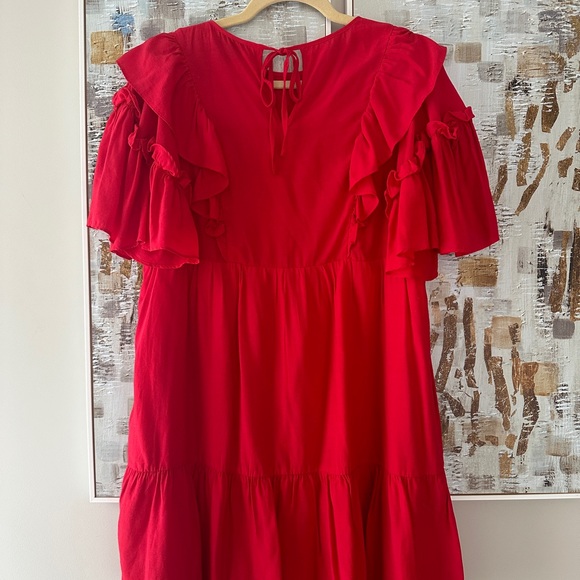 Who what wear red ruffle sundress - Picture 4 of 4